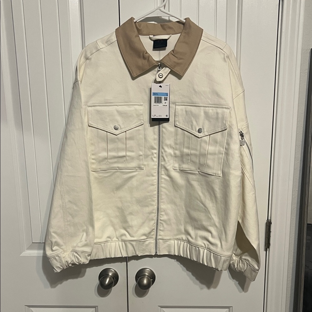 Jordan Cream and Tan Women's Jacket